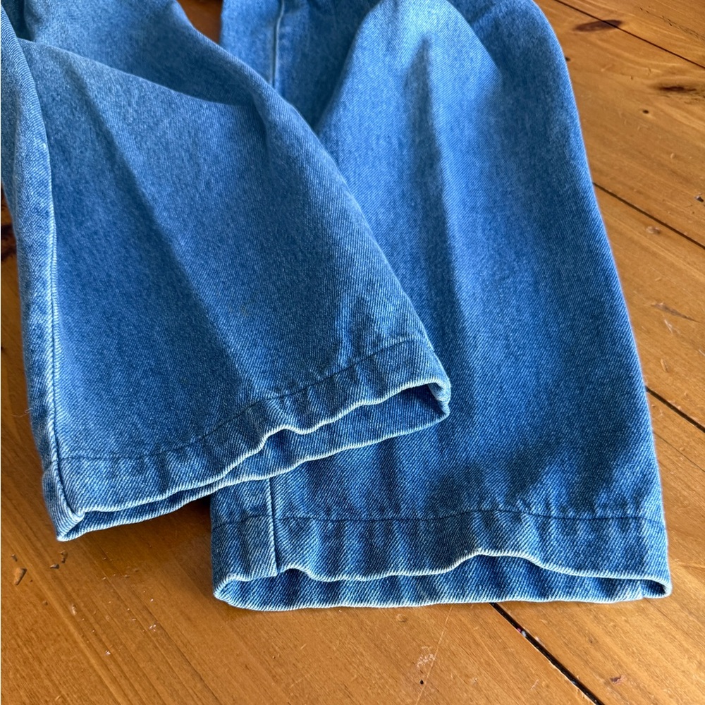 Susan Bristol 80s High Waisted Pleated Balloon Style Denim Mom Jeans Vintage 8 - Picture 10 of 15
